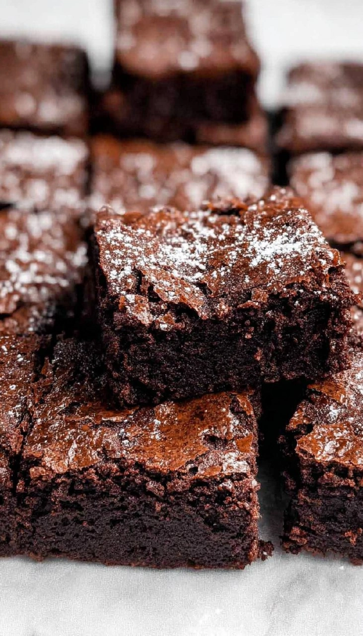 Fudgy Vegan Brownies (Applesauce Brownies)