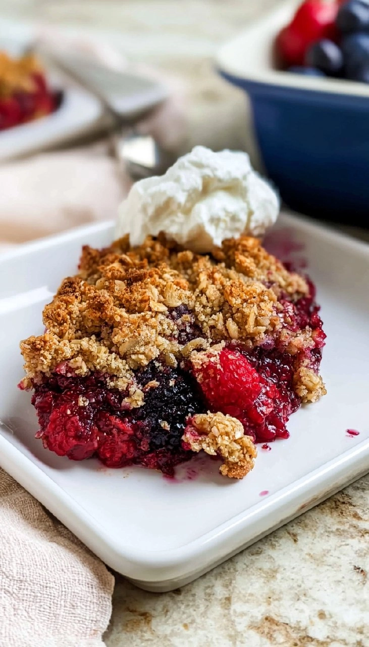 Mixed Berry Crisp 73 Mixed Berry Crisp