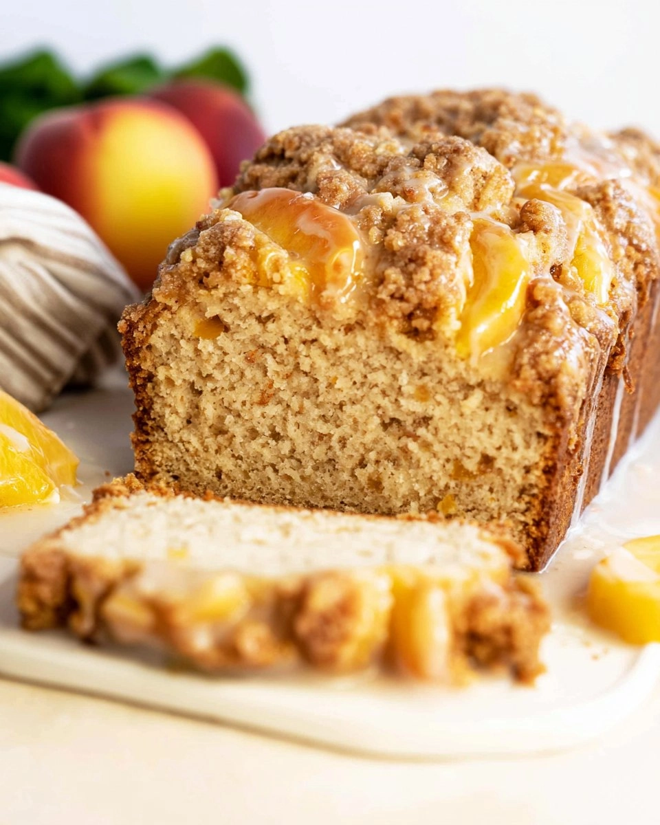 Peach Cobbler Bread 104 Peach Cobbler Bread