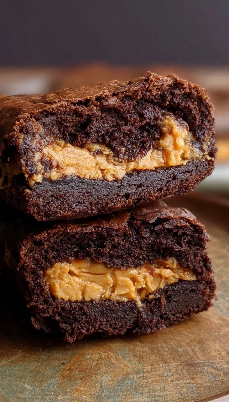 Peanut Butter Stuffed Brownies 73 Peanut Butter Stuffed Brownies