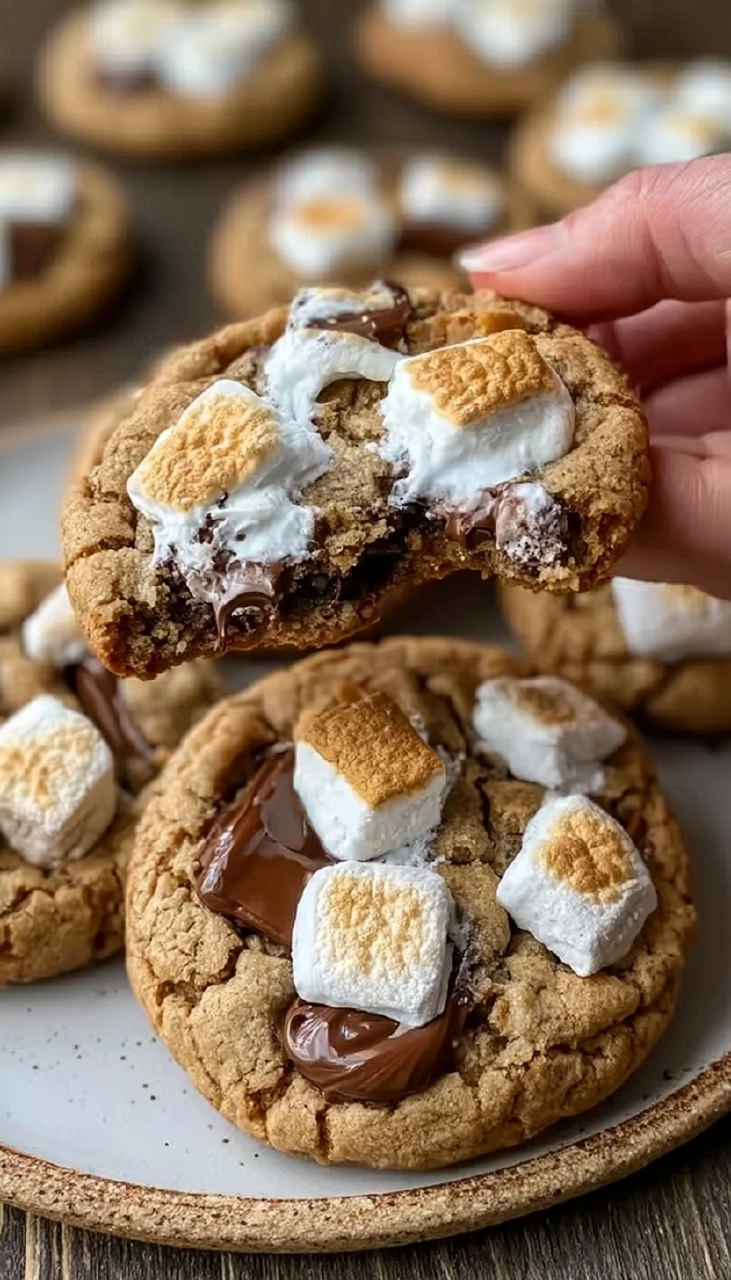 Soft & Chewy S'Mores Cookies 121 Soft & Chewy S'Mores Cookies