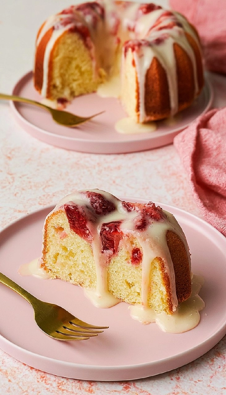 Strawberry Lemon Pound Cake 89 Strawberry Lemon Pound Cake