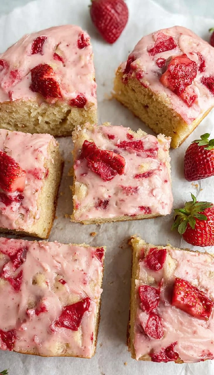Strawberry Snack Cake 93 Strawberry Snack Cake