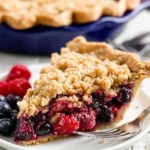Triple-Berry-Pie-with-Crumble-Topping-Recipe