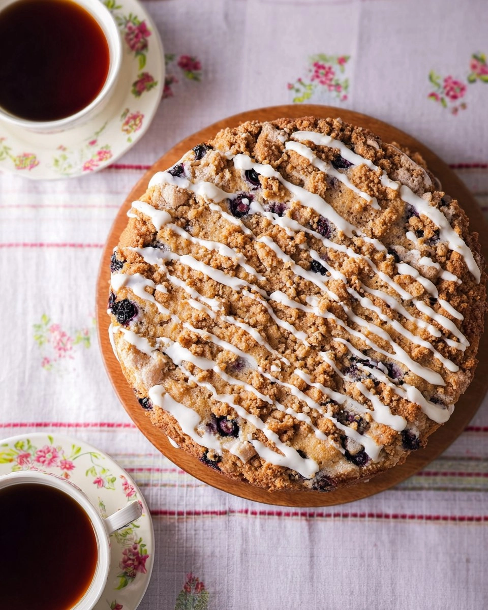 Blueberry Sour Cream Coffee Cake