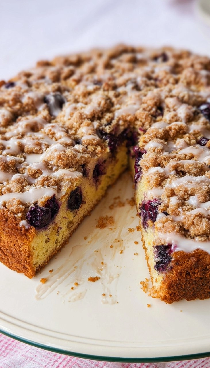 Blueberry Sour Cream Coffee Cake