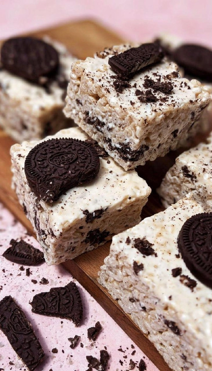 Cookies & Cream Rice Crispy Treats 81 Cookies & Cream Rice Crispy Treats