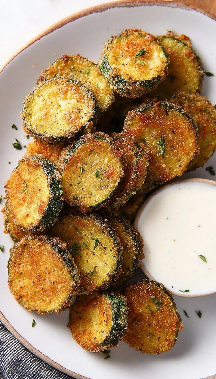 Crispy Fried Zucchini Chips 69 Crispy Fried Zucchini Chips