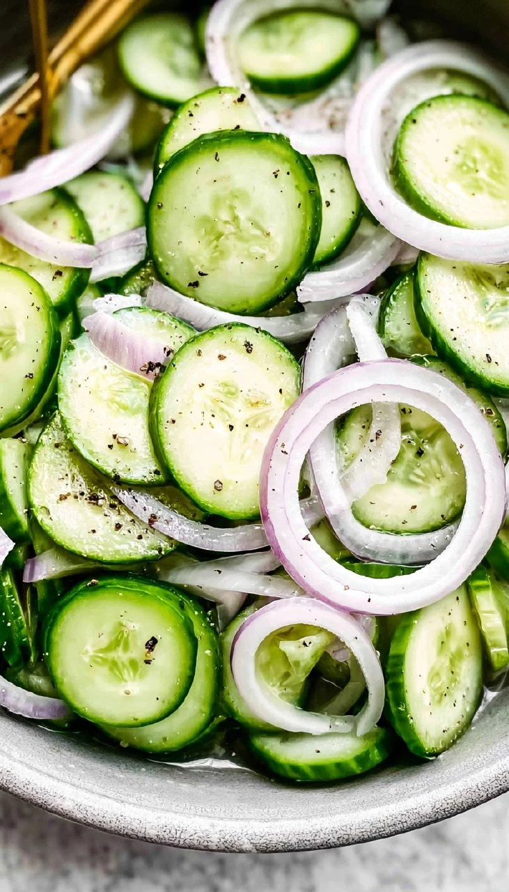 Cucumber Onion Salad