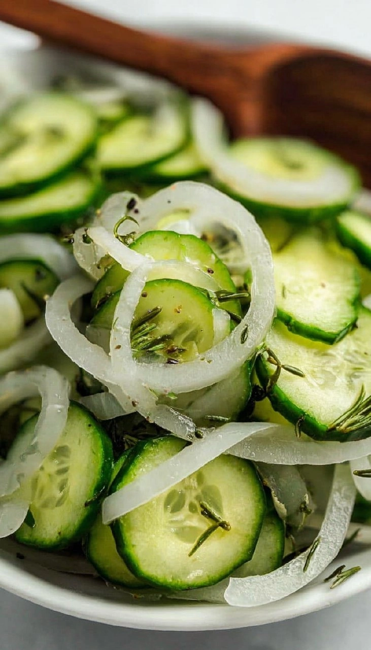 Cucumber and Onion Salad 57 Cucumber and Onion Salad