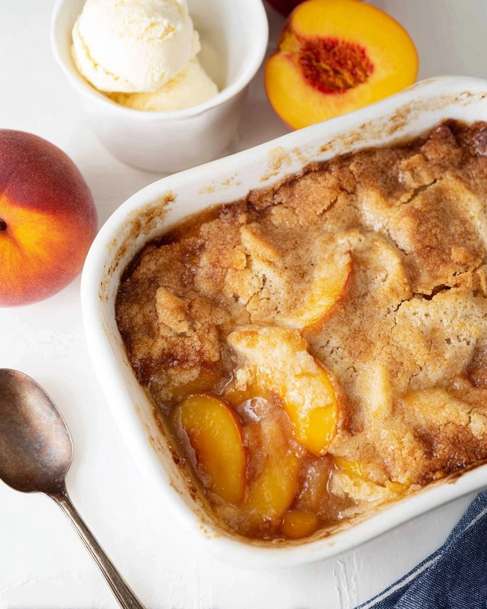 Easy Peach Cobbler 72 Easy Peach Cobbler