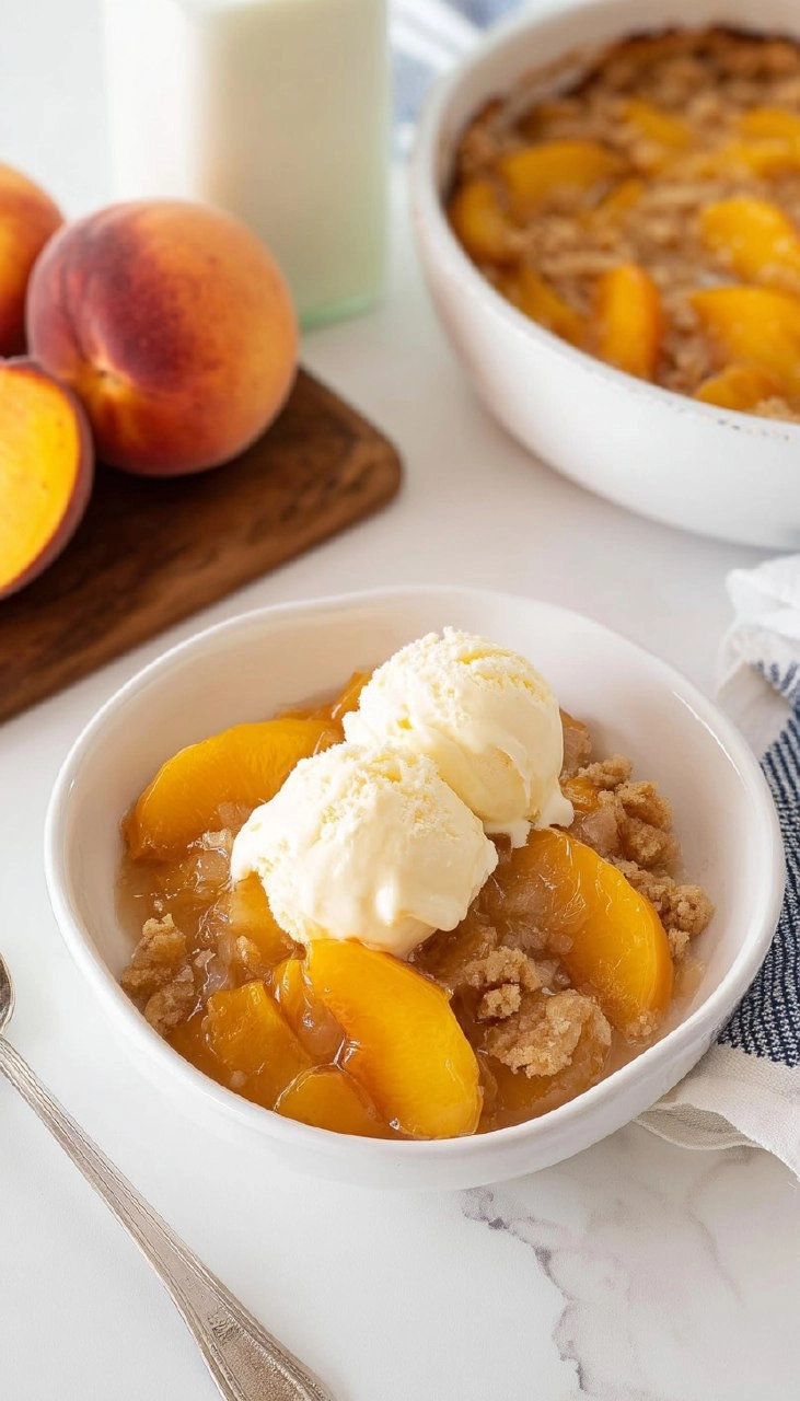 Easy Peach Cobbler 73 Easy Peach Cobbler