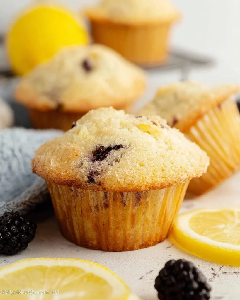 Lemon-Blackberry-Muffins-Recipe