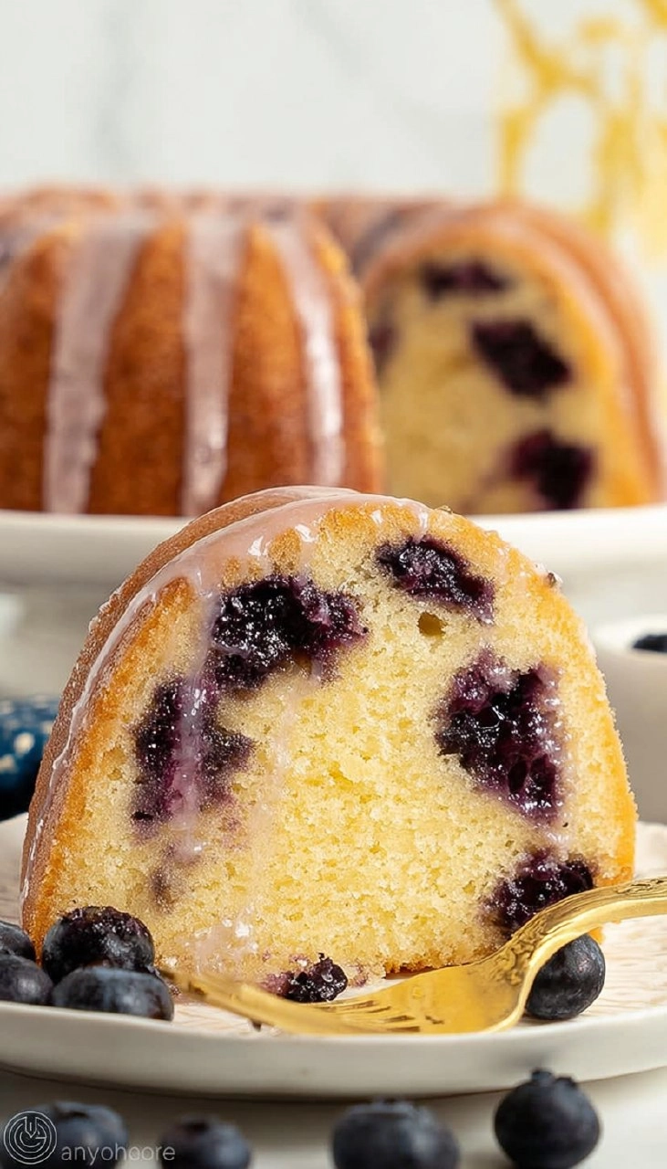 Lemon Blueberry Bundt Cake 105 Lemon Blueberry Bundt Cake
