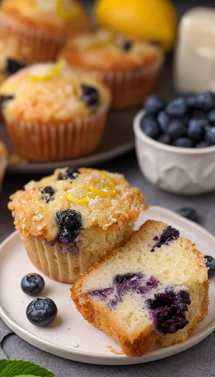 Lemon Blueberry Muffins 81 Lemon Blueberry Muffins