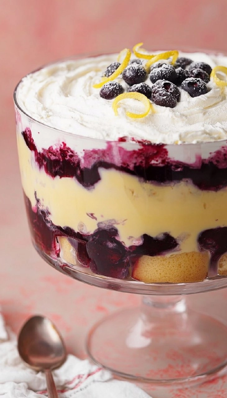Lemon Blueberry Trifle