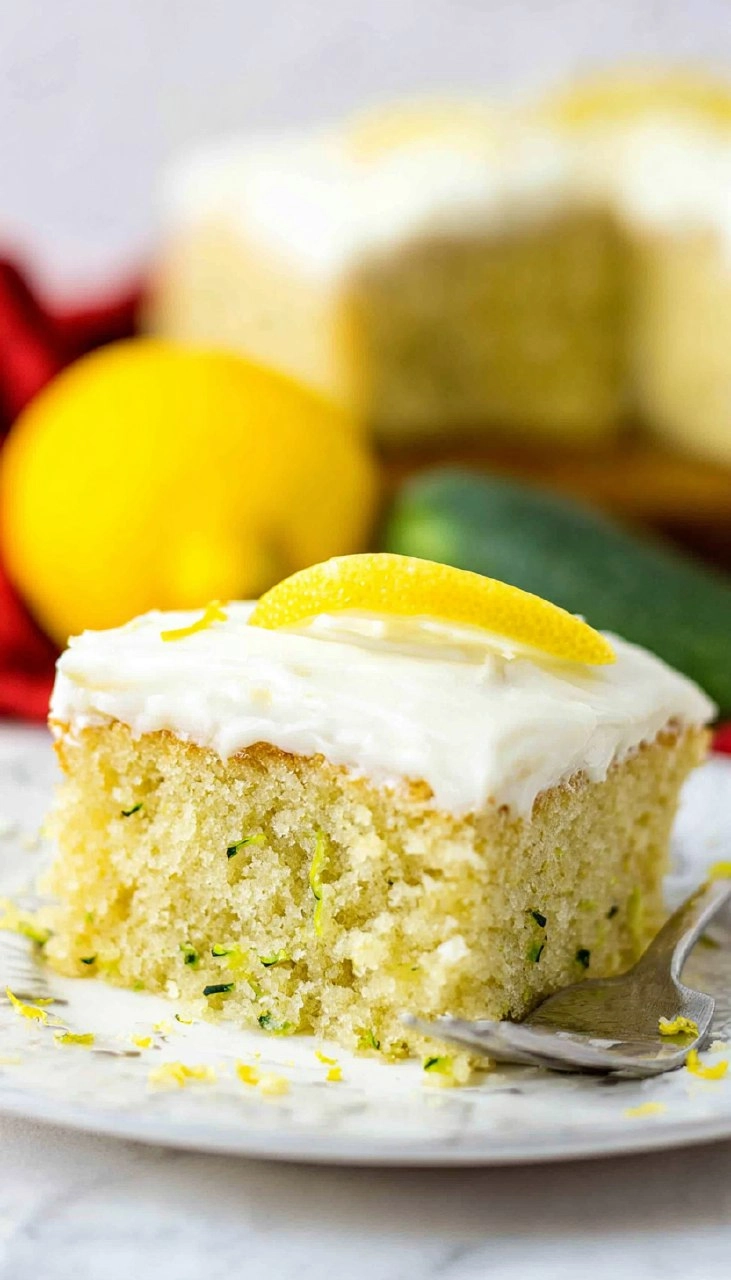 Lemon Zucchini Cake with Cream Cheese Frosting 137 Lemon Zucchini Cake with Cream Cheese Frosting