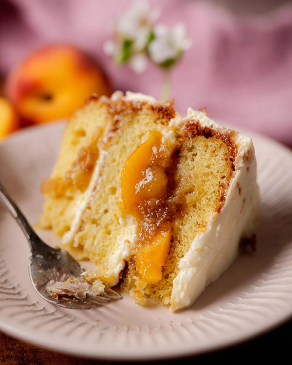Peach Cobbler Cake