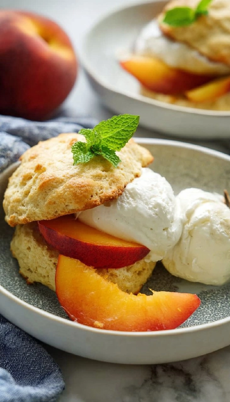 Peaches and Cream Shortcakes 89 Peaches and Cream Shortcakes