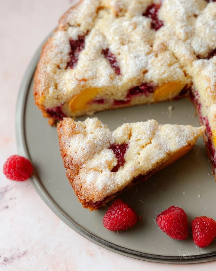 Raspberry-Peach-Cake-Recipe