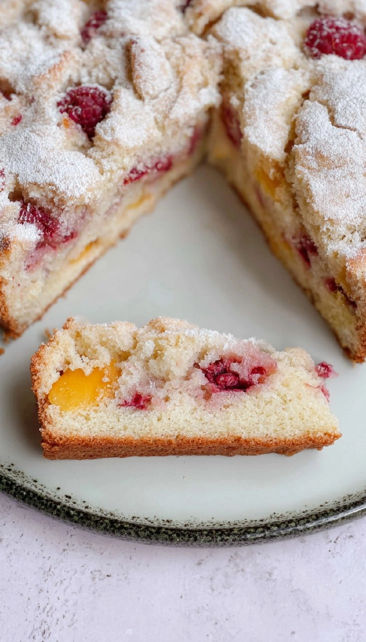 Raspberry Peach Cake 81 Raspberry Peach Cake