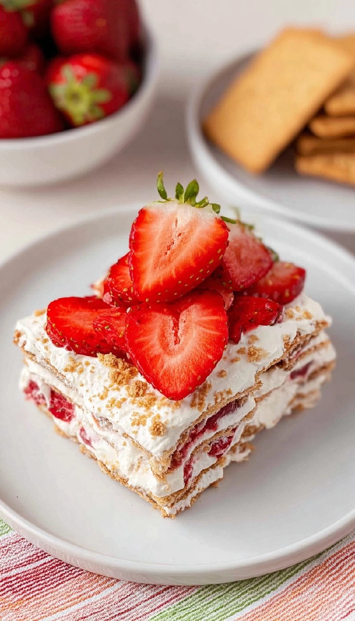 Strawberry Icebox Cake 45 Strawberry Icebox Cake