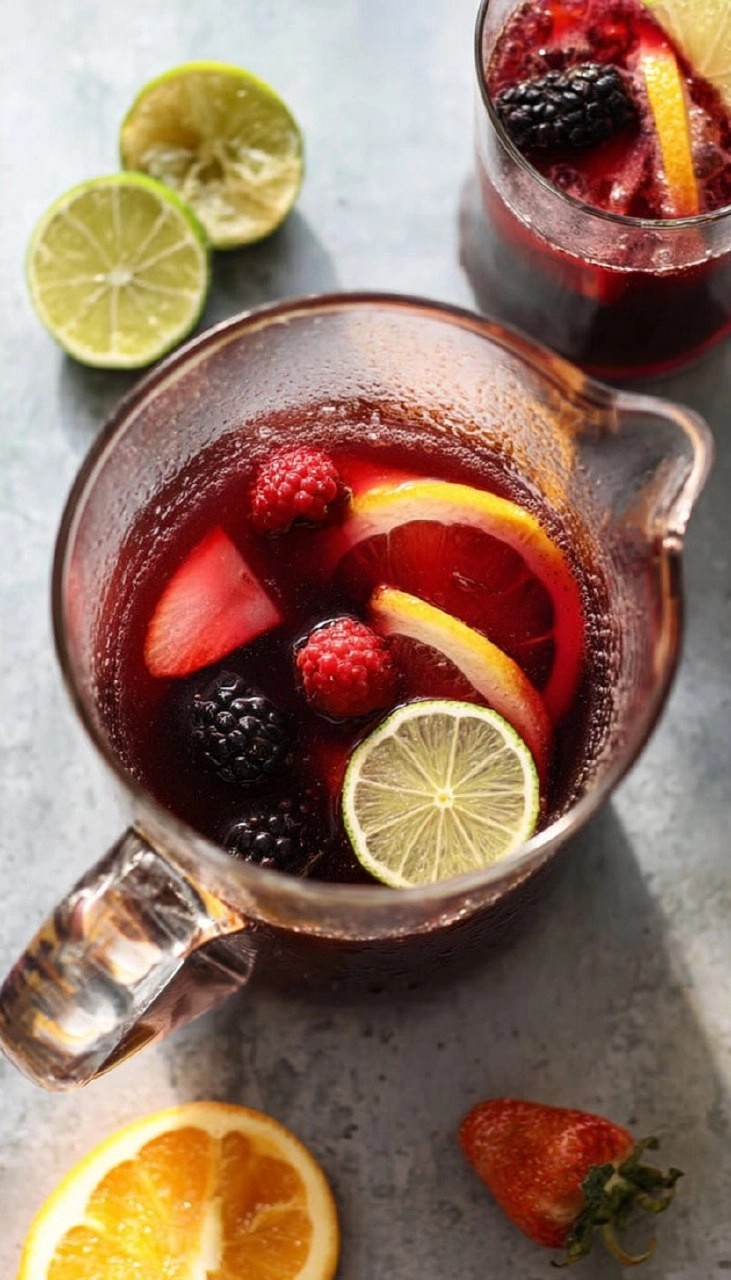 Summer Sangria (with Red or White Wine) 53 Summer Sangria (with Red or White Wine)