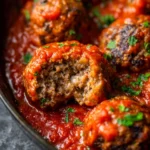 Baked Meatball Recipe (with The Best Marinara Sauce) 102 Baked-Meatball-Recipe-with-The-Best-Marinara-Sauce
