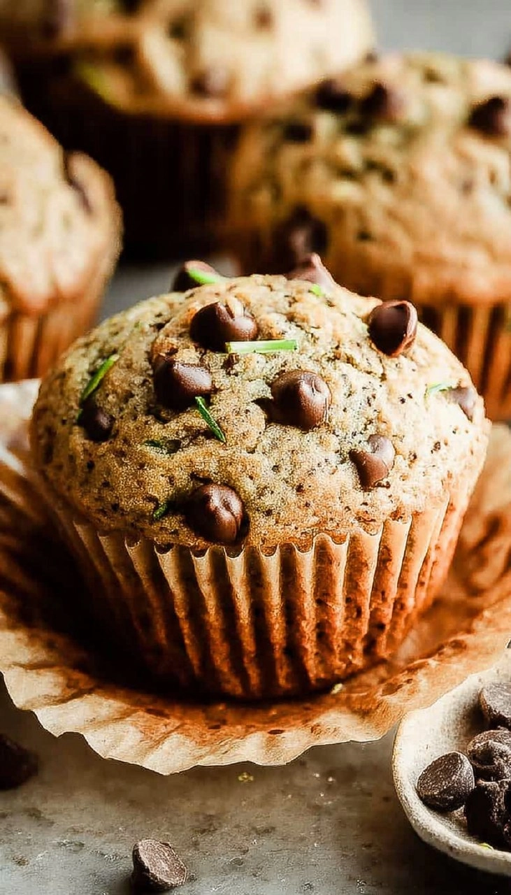 Chocolate Chip Zucchini Muffins 85 Chocolate Chip Zucchini Muffins