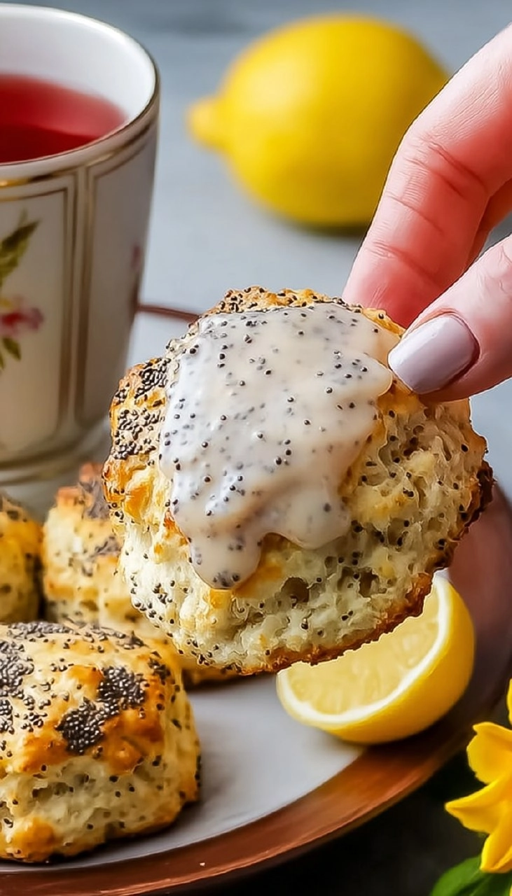 Lemon Poppy Seed Scones 105 Lemon Poppy Seed Scones