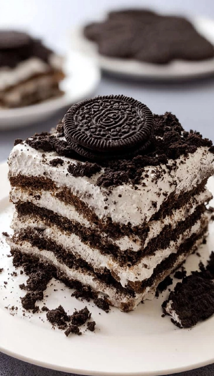 Oreo Icebox Cake 69 Oreo Icebox Cake