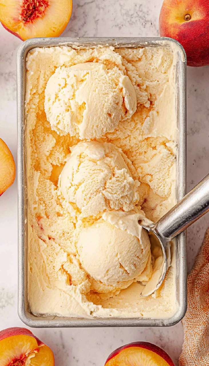 Peach Ice Cream 69 Peach Ice Cream