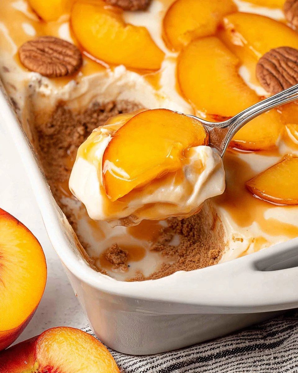 Peach Pudding 108 Peach Pudding