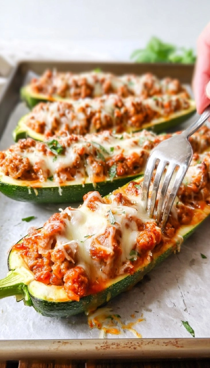 Sausage Stuffed Zucchini Boats 69 Sausage Stuffed Zucchini Boats