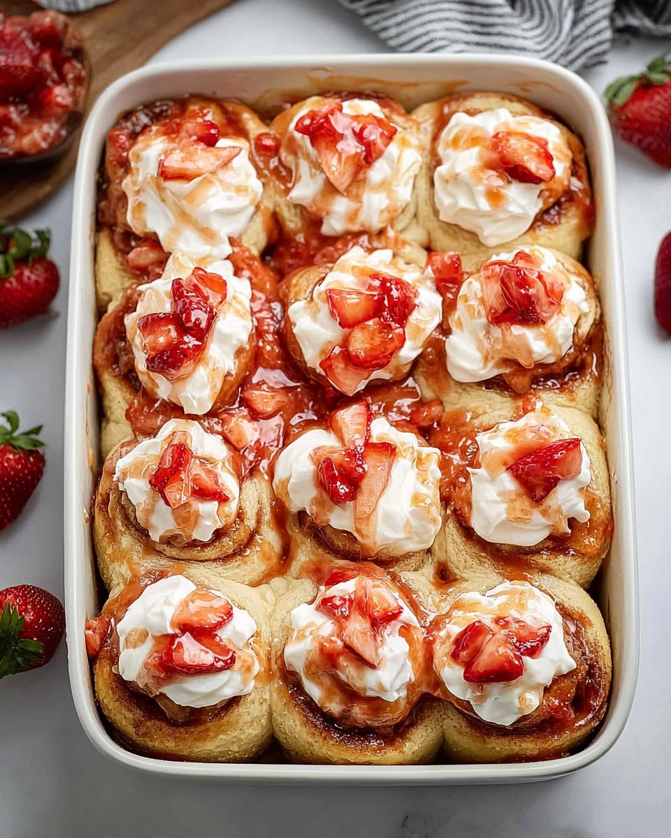 Strawberry Shortcake Cinnamon Rolls 96 Strawberry Shortcake Cinnamon Rolls
