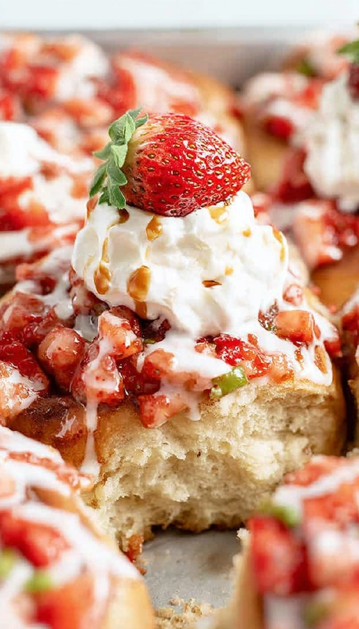 Strawberry Shortcake Cinnamon Rolls 97 Strawberry Shortcake Cinnamon Rolls