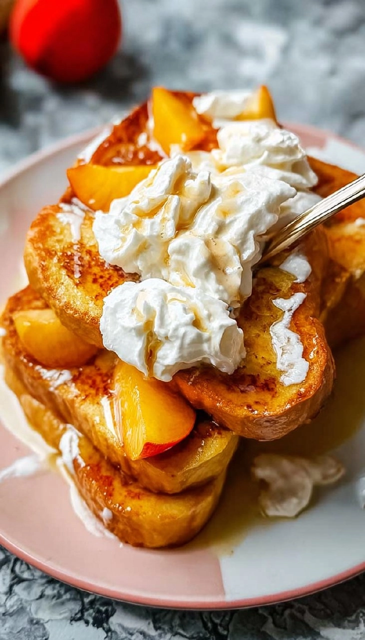 Peaches and Cream French Toast 73 Peaches and Cream French Toast