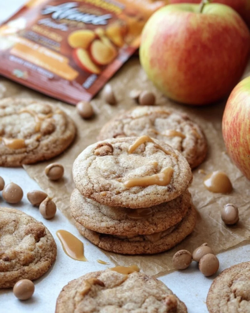 Caramel-Apple-Cider-Cookies-Recipe